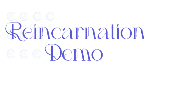 Reincarnation Demo font free