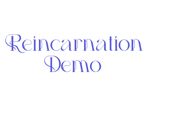 Reincarnation Demo Font