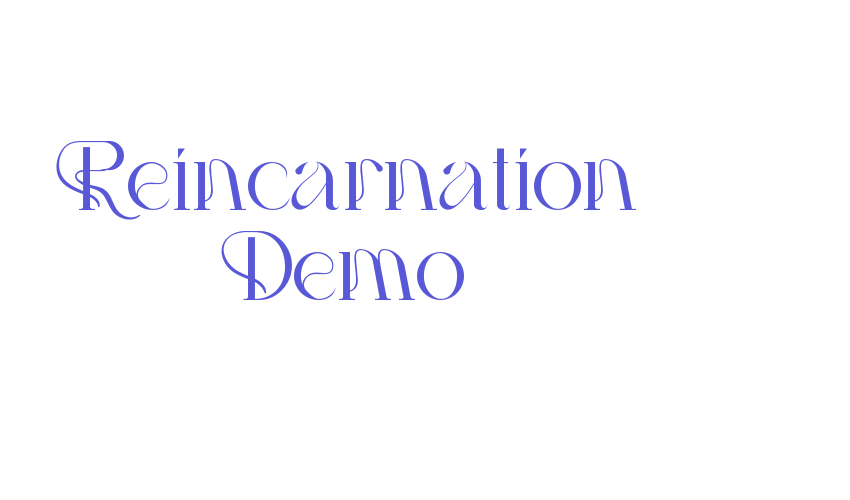 Reincarnation Demo Font Download