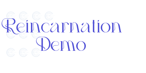 Reincarnation Demo-font-download