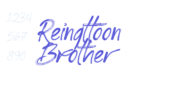 Reingttoon Brother font free