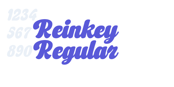 Reinkey Regular font free