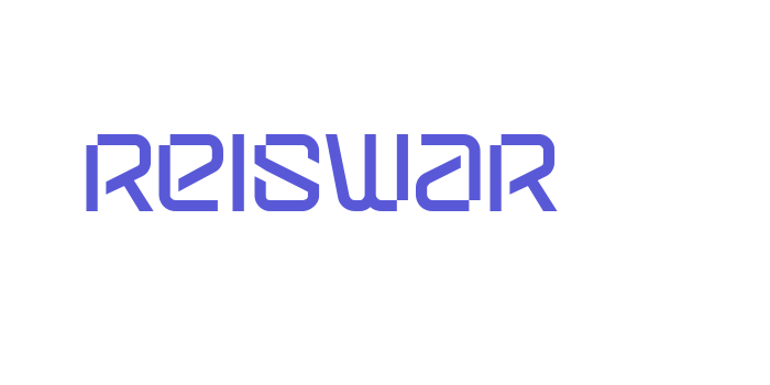 Reiswar Font