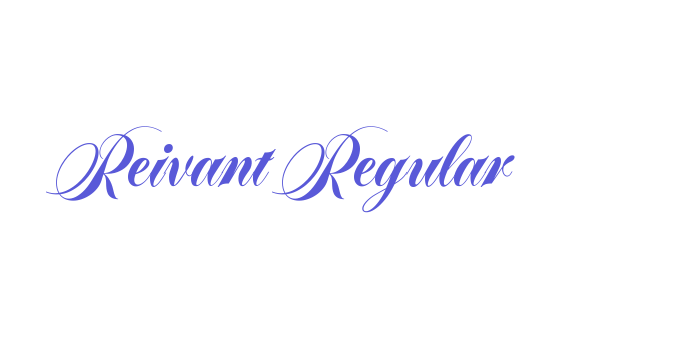 Reivant Regular Font Download