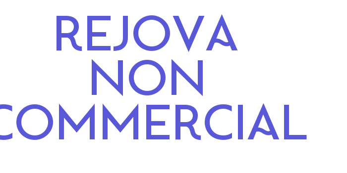 Rejova Non Commercial Font