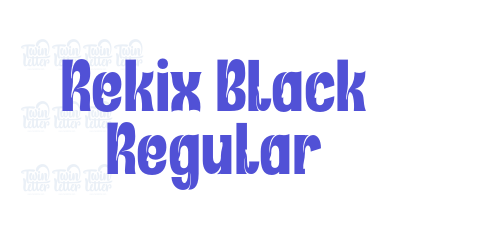Rekix Black Regular-font-download
