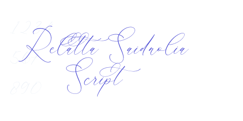Relatta Saidnolia Script-font-download