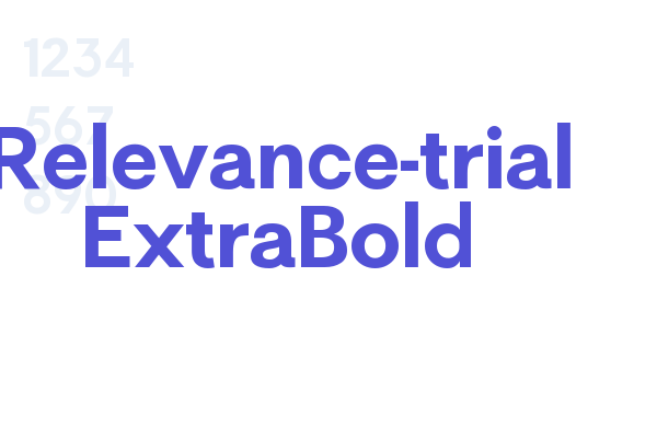 Relevance-trial ExtraBold