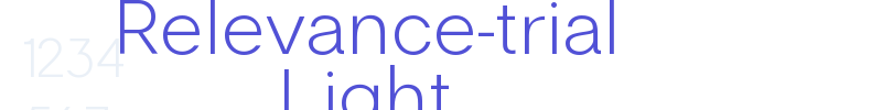 Relevance-trial Light-font