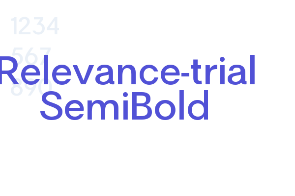Relevance-trial SemiBold