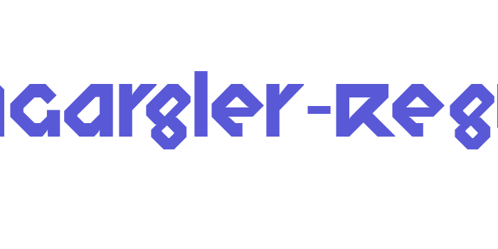 RelishGargler-Regular Font