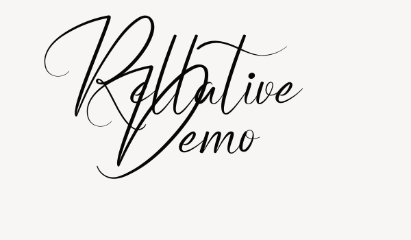 Rellative Demo Font