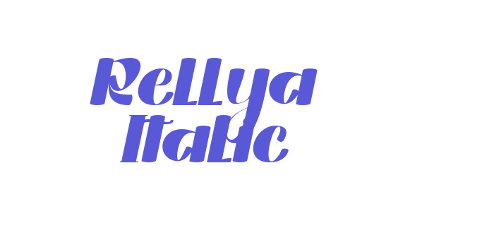 Rellya Italic Font Download