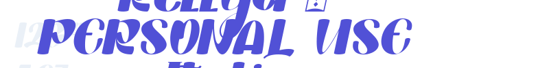 Rellya – PERSONAL USE Italic-font