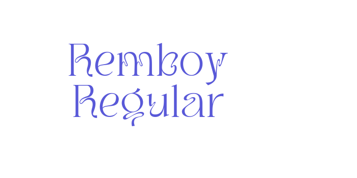 Remboy Regular Font Download