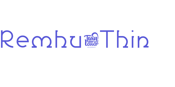 Remhu-Thin Font