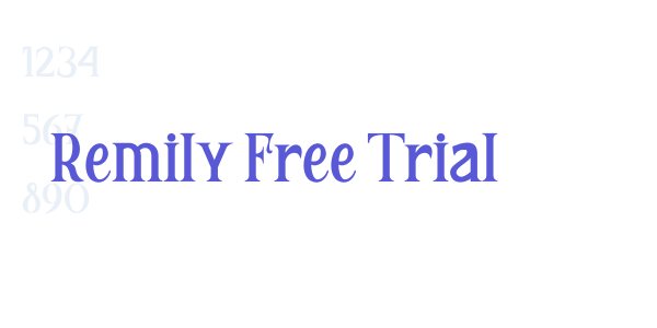 Remily Free Trial font free