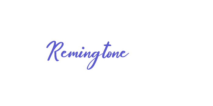 Remingtone Font Download