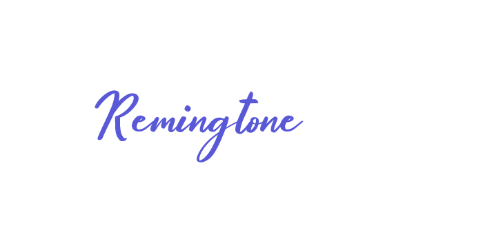 Remingtone Font