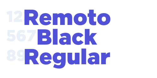 Remoto Black Regular-font-download