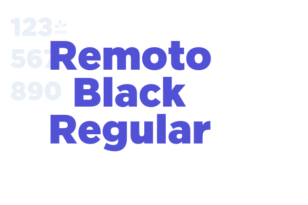 Remoto Black Regular