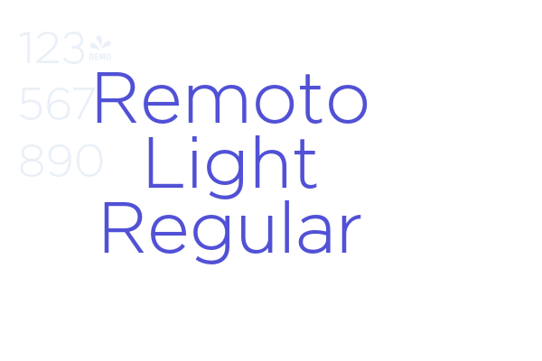 Remoto Light Regular
