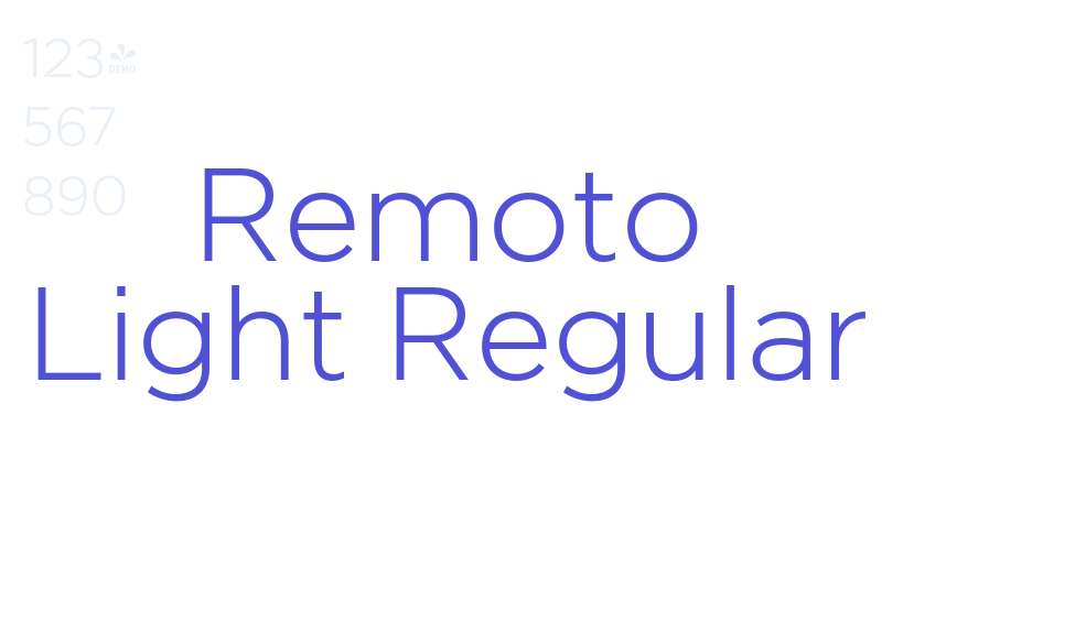 Remoto Light Regular-font-download