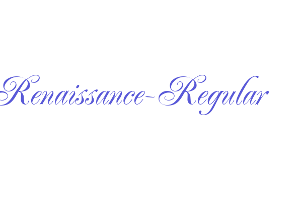 Renaissance-Regular Font