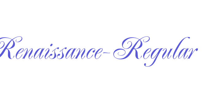 Renaissance Regular Font