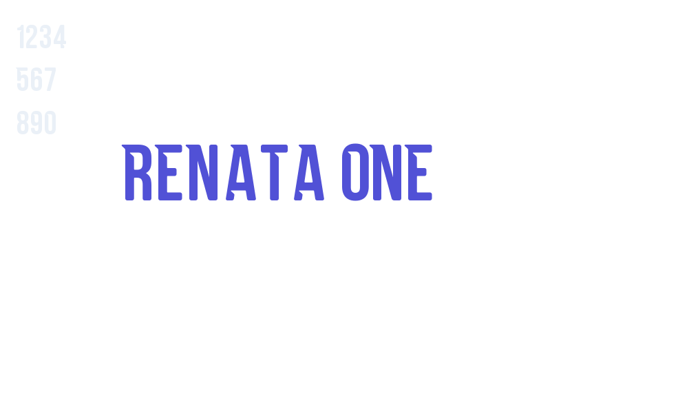 Renata One-font-download