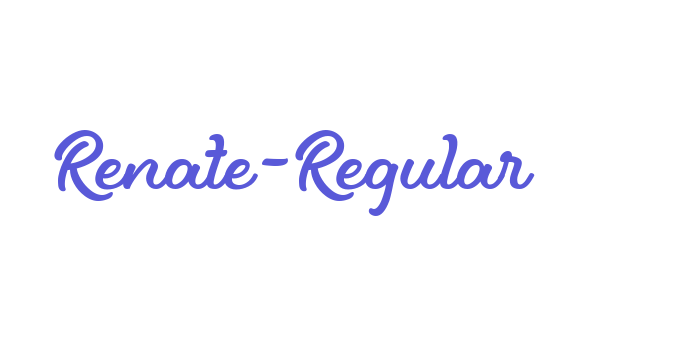 Renate-Regular Font Download