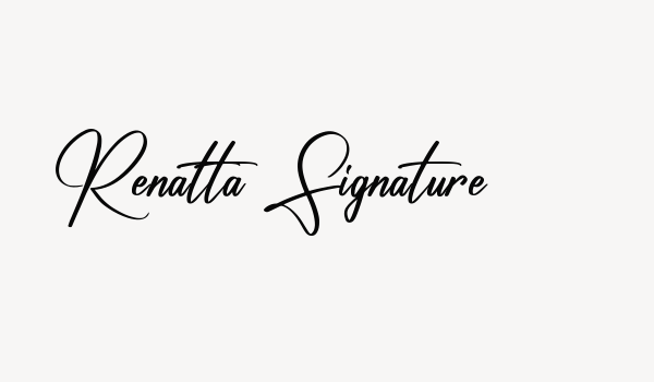 Renatta Signature Font