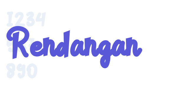 Rendangan Font