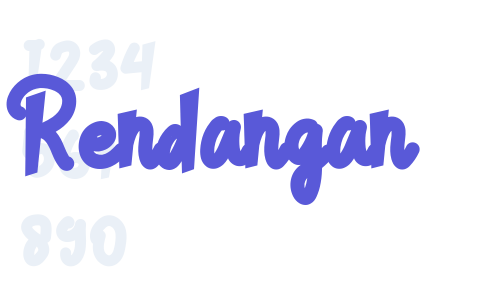 Rendangan Font Download