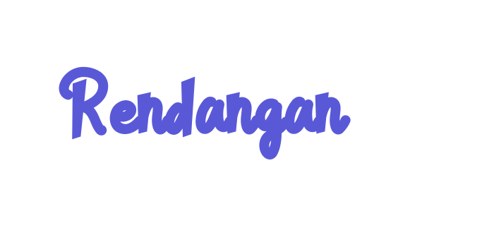 Rendangan Font Download