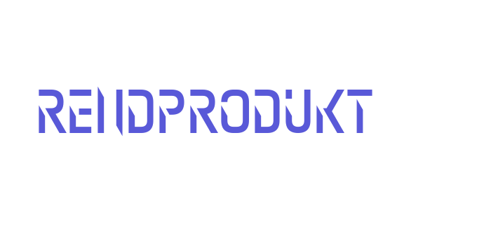 Rendprodukt Font Download