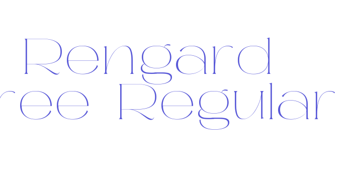 Rengard Free-Regular Font