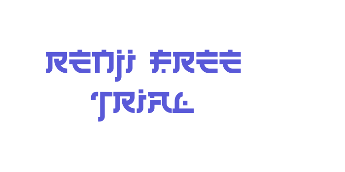 Renji Free Trial Font Download