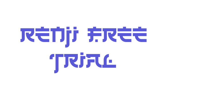 Renji Free Trial Font