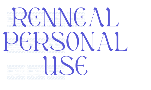 Renneal Personal Use Font Download