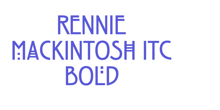 Rennie Mackintosh ITC Bold Font Download