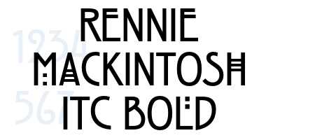 Rennie Mackintosh ITC Bold