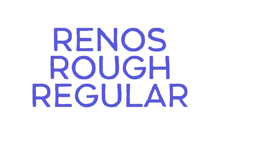 Renos Rough Regular Font Download