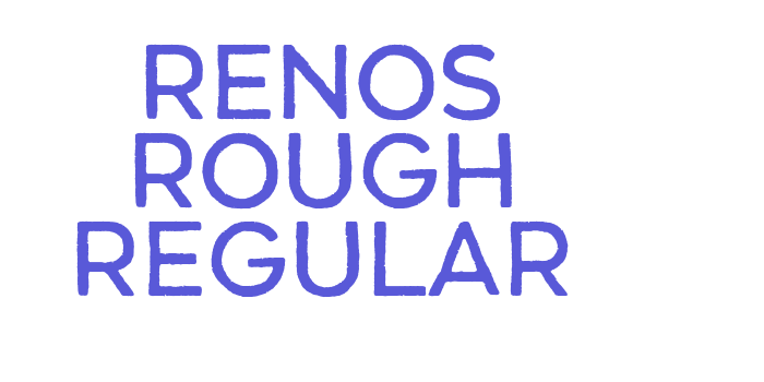 Renos Rough Regular Font Download