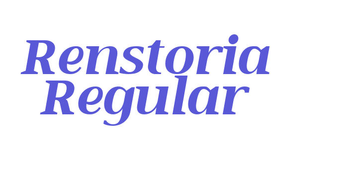 Renstoria Regular Font Download