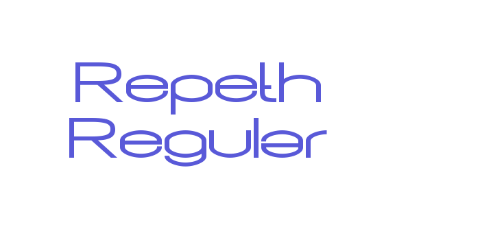 Repeth Regular Font Download