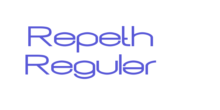 Repeth Regular Font