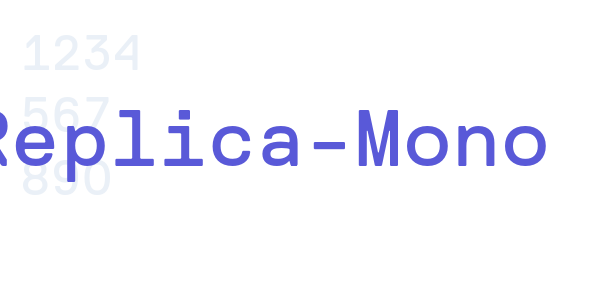 Replica-Mono font free