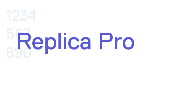 Replica Pro font