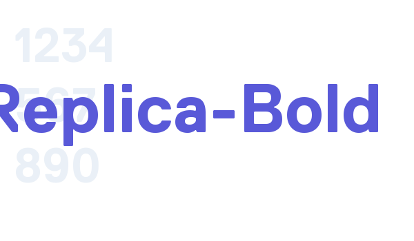 Replica-Bold Font